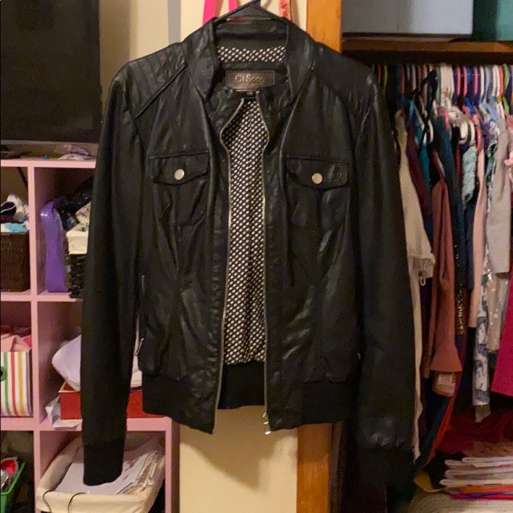 Leather jacket